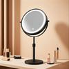 8.5 Inch Makeup Mirror With Light Lamp 10X Magnification 3 Color Lights,Adjustable Brightness Height Standing Cosmetic Mirror
