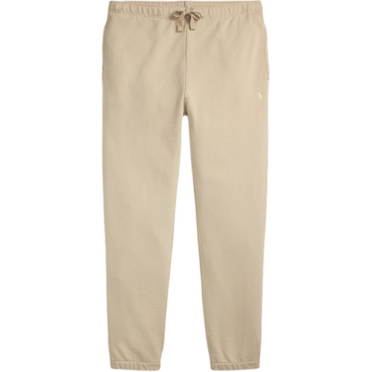 

Polo Ralph Lauren Ss25 Однотонные хлопковые трикотажные спортивные брюки средней посадки Мужские брюки Керамически-серый MNPOPNT1BQ20541-020 M