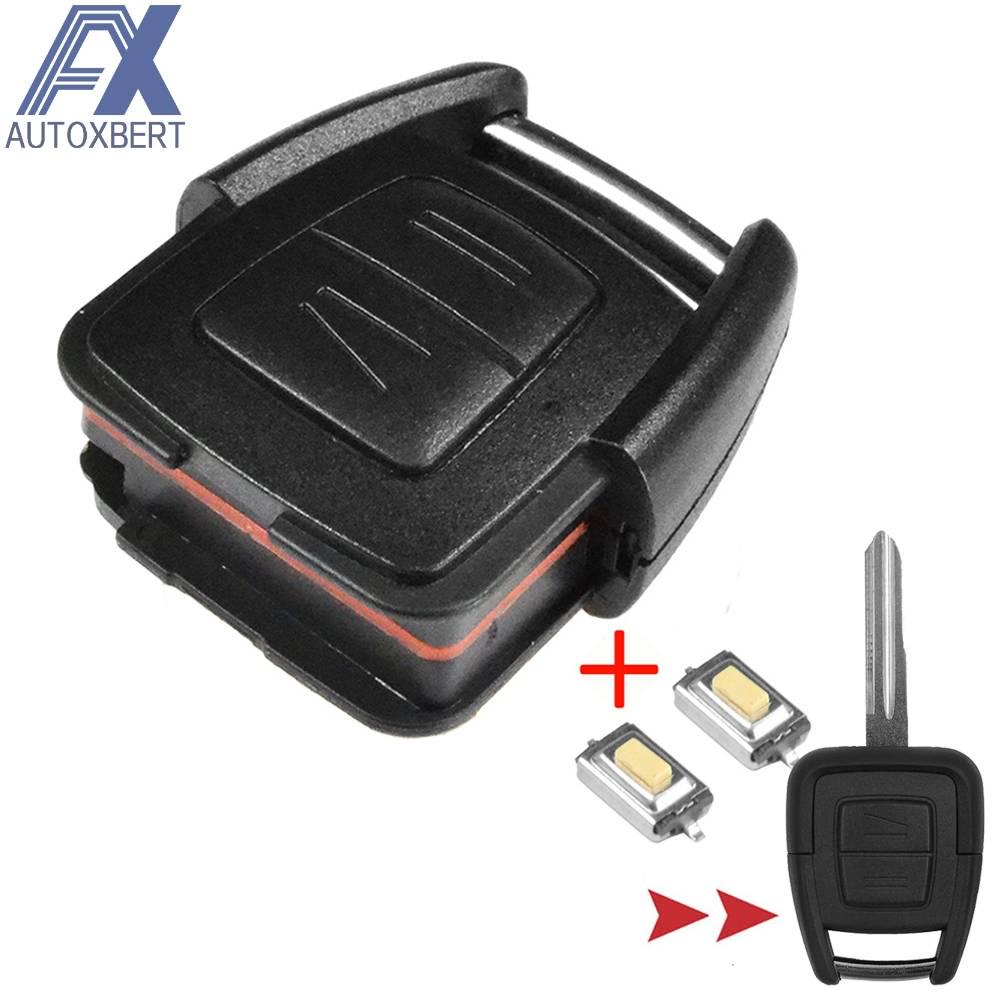 2 Pulsanti Di Ricambio Per Telecomando Chiave Auto - Cover In Plastica E Metallo Per Opel Vauxhall Buick Astra Insignia Vectra Chevrolet Cruze Aveo Spark Captiva Orlando