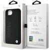 BMW Leather Hot Stamp Case for iPhone 16e / 17e Black