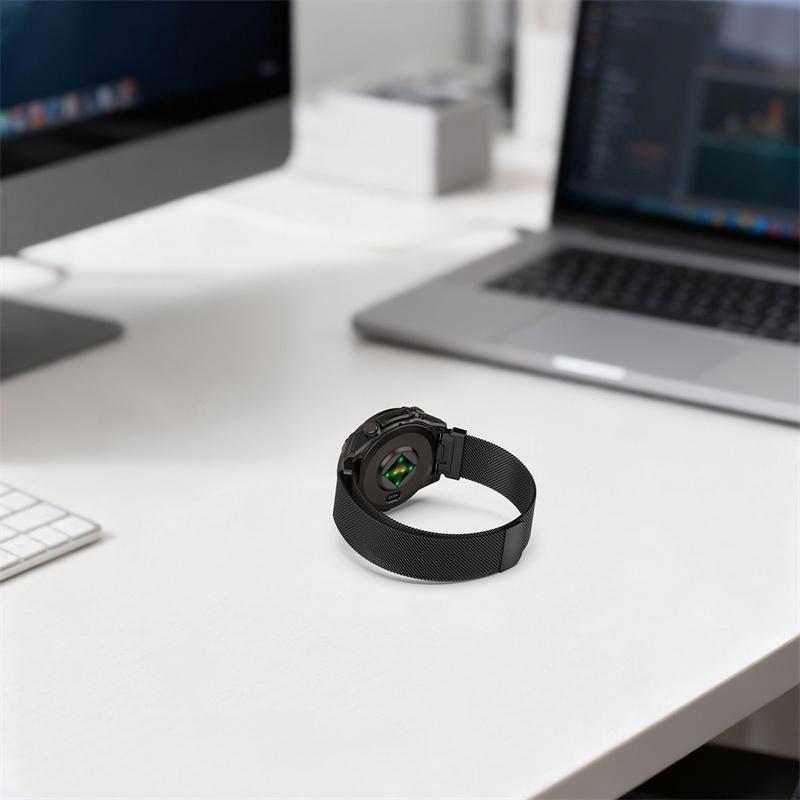 Correa de Acero Milanesa de 20 22 26 mm Para Garmin Fenix 7X 7 7S 6X 6 6S Pro 5 5X Plus 8 43 47 51 Tactix 7 Epix Pro Banda Quickfit