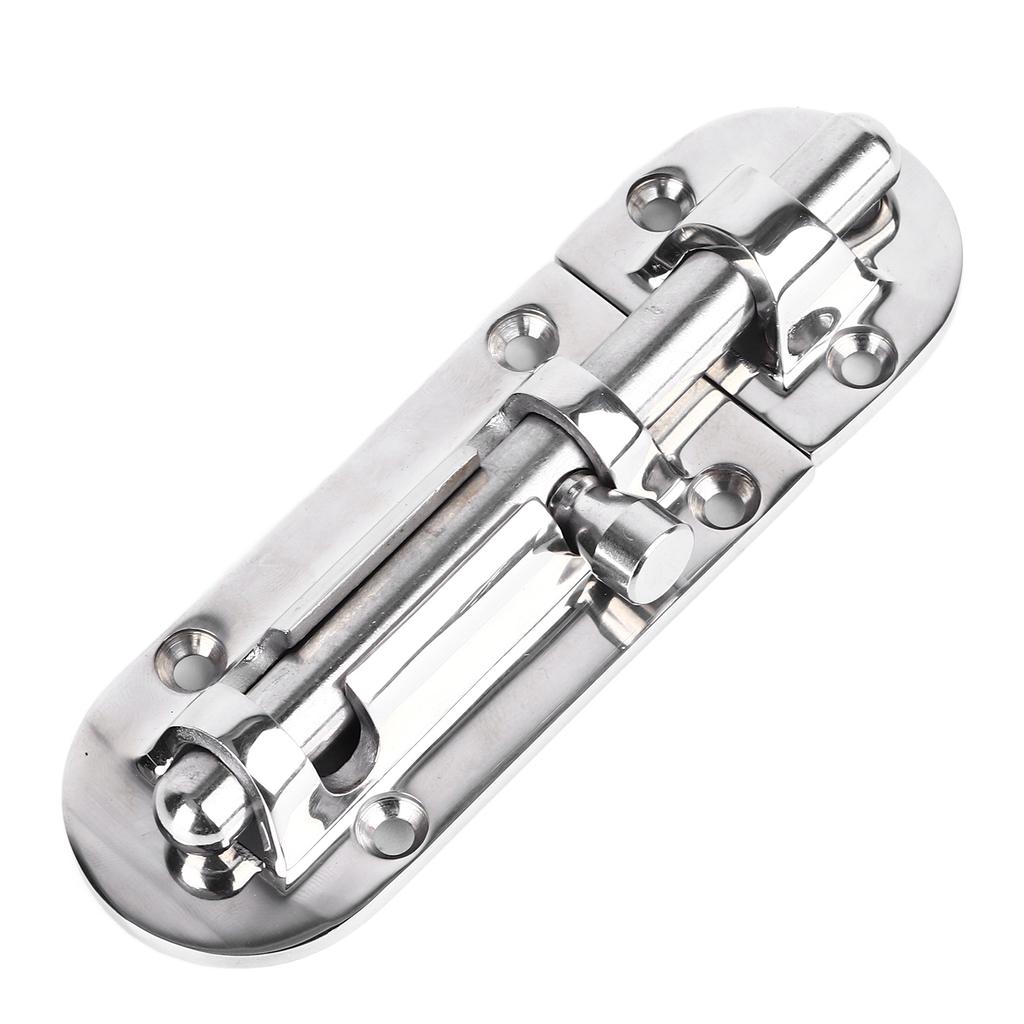 Door Bolt Inside Latch Slide Lock Round Stainless Steel 316 Window Hardware for Small Cabinet