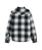 SLOWACID Ombre Western Check Shirt [Black]