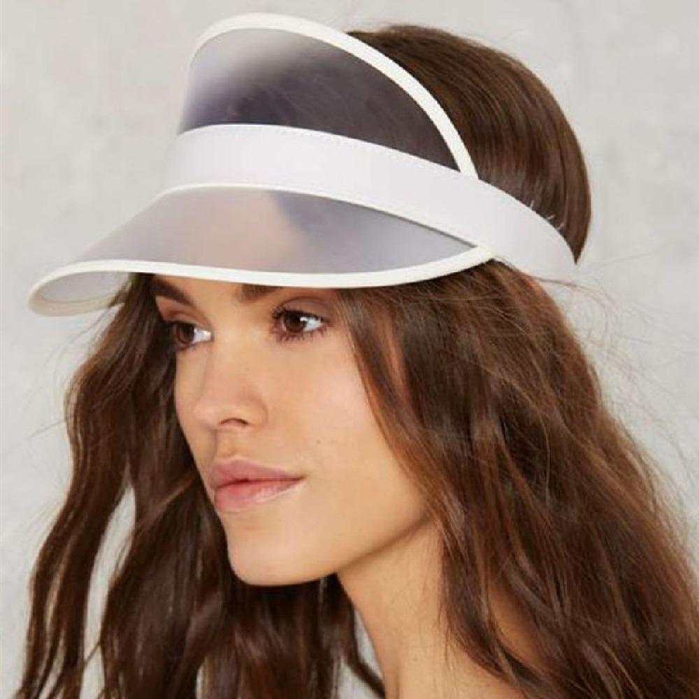 Sun-Proof Sunshade Hat Anti-UV Baseball Hat Fashion Transparent Sun Visor Hat  Unisex
