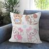 Cute M-Mikko I-Illustrations Pillow Cover Sofa Cushion Cover Home Room Decoration Children Gift