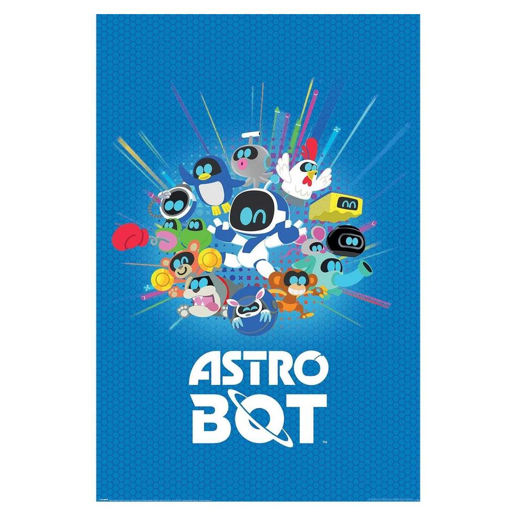 Playstation Astro Bot Friends Print