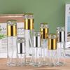 Transparente Glas-Hautpflege-Flaschen-Set: Augencreme, Gesichtscreme, Lotion Spender, Toner Sprühflasche