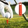Golf Tees Height Adjuster Golf Tees Height Gauge Elevator Training Tool Plastic Adjustments Tees Height Positioner