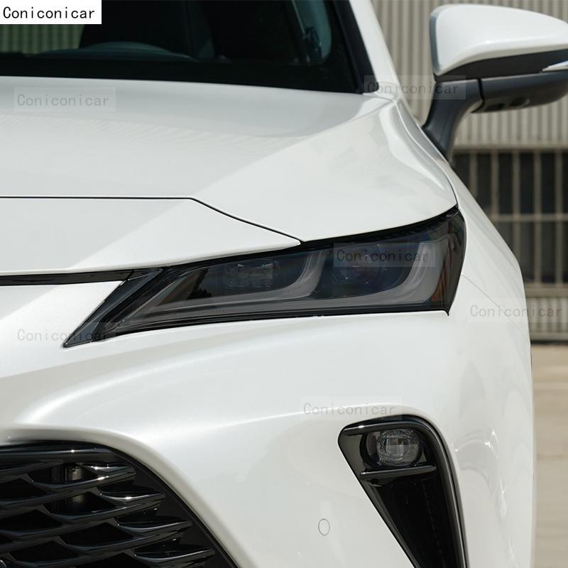 Car Headlight Protection Smoked Black Tint Anti-Scratch Protective Film TPU Stickers For TOYOTA VENZA - Accessories