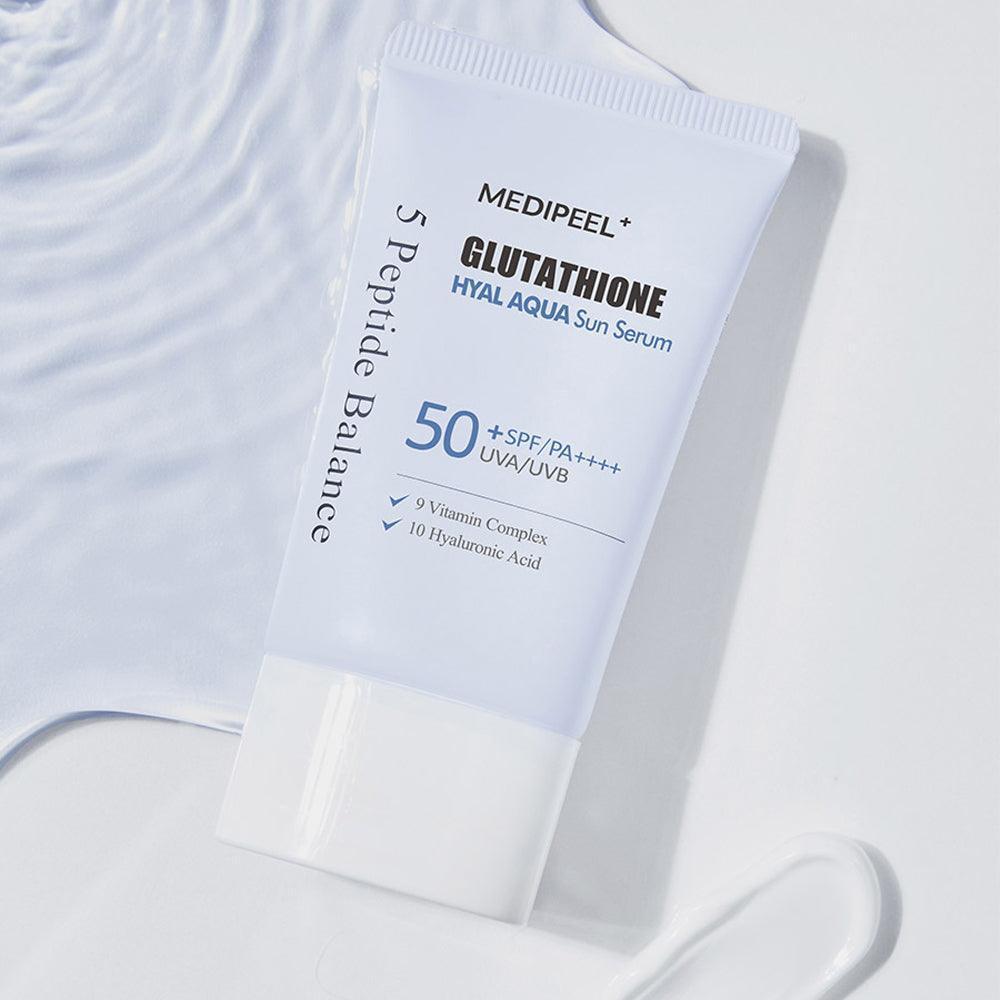 MEDI-PEEL Glutathion Hyal Aqua Sun Sérum SPF 50+ PA++++ 50ml