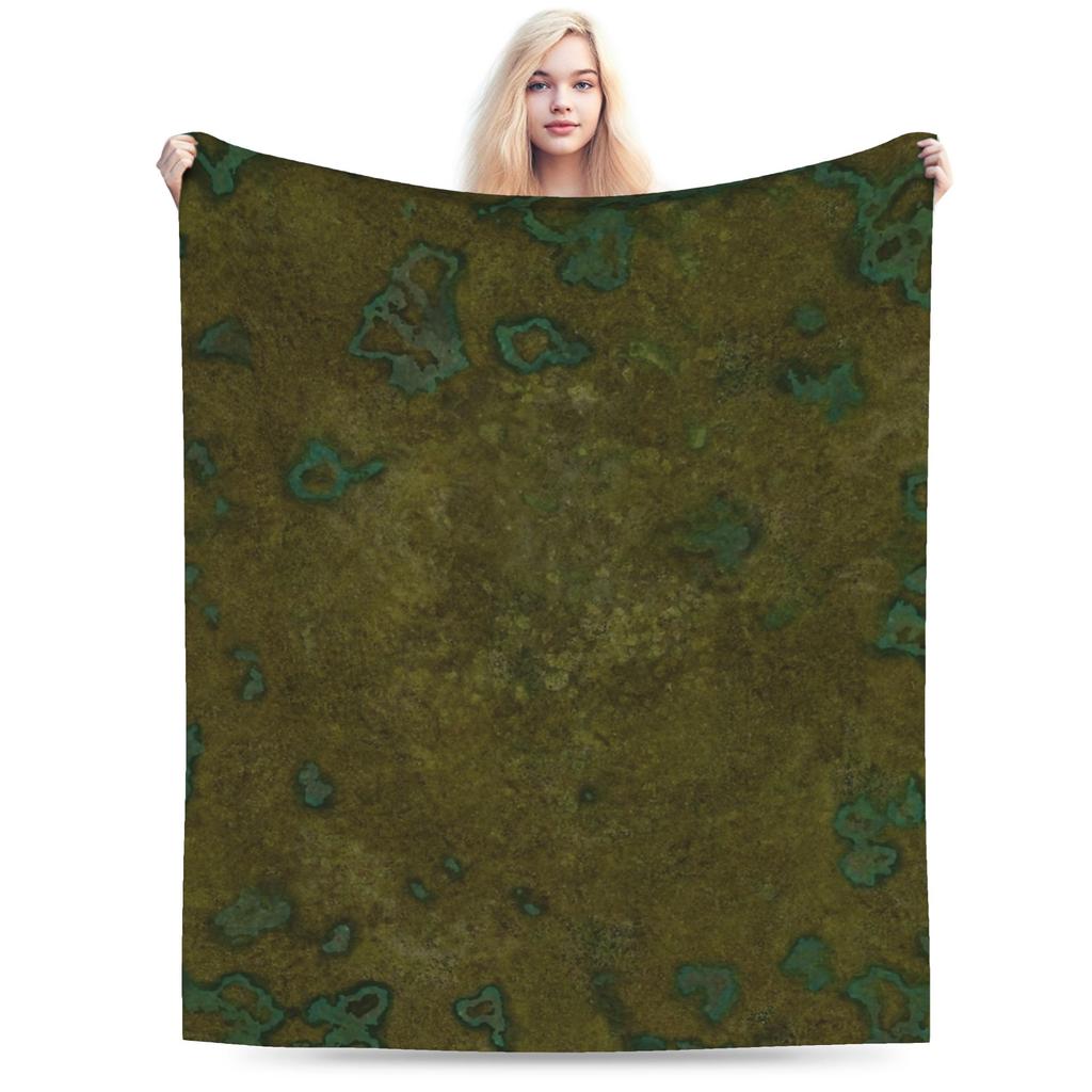 Comfortable Grass Battlemat Blankets Warm Soft Comfortable Plush Throw Blanket For Kids Home Decor Flannel Bedspread Bed Cover