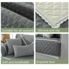 Solid Color Sofa Cushion All-season Universal Home Washable Machine Washable Dustproof Sofa Cover Non Slip Seat Cushion