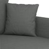 Vidaxl 4-Cz. Relaxation Set With Cushions, Dark Grey, Fabric