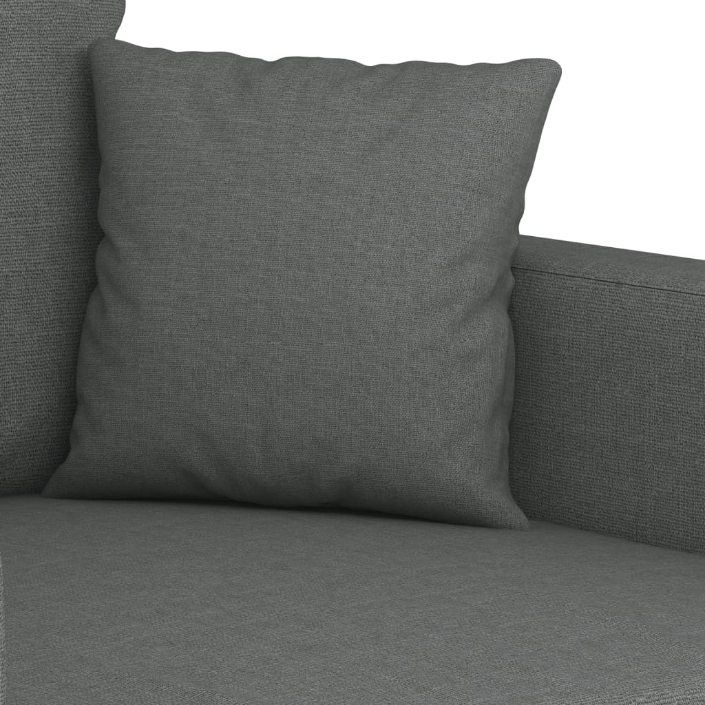 Vidaxl 4-Cz. Relaxation Set With Cushions, Dark Grey, Fabric