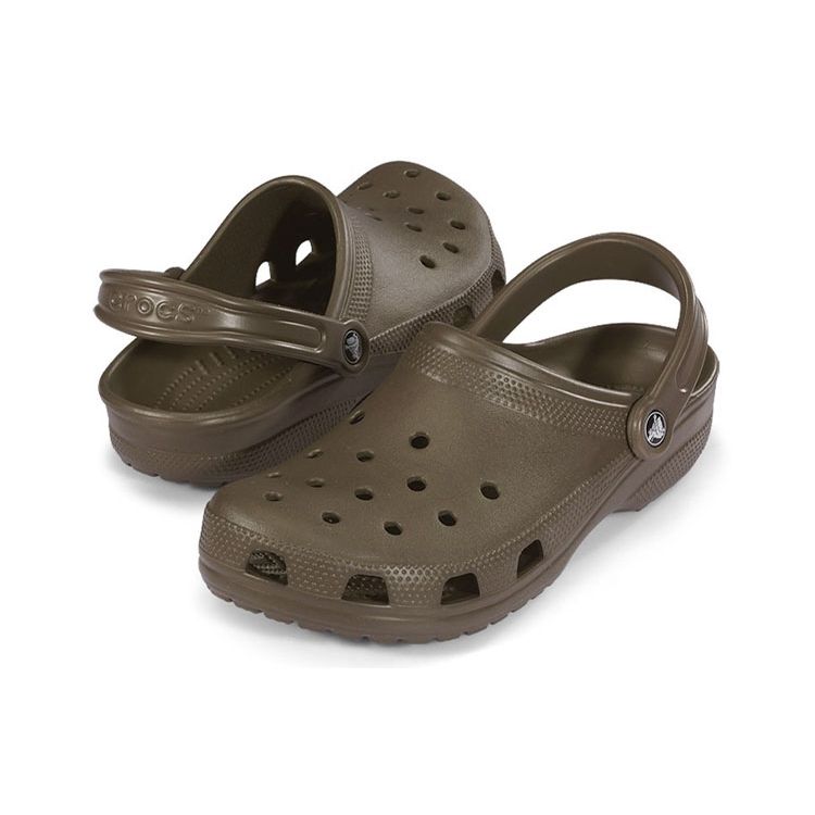 Crocs Classic Clog Unisex Chocolate EVA Minimalist Casual 2cm Clogs 10001-200