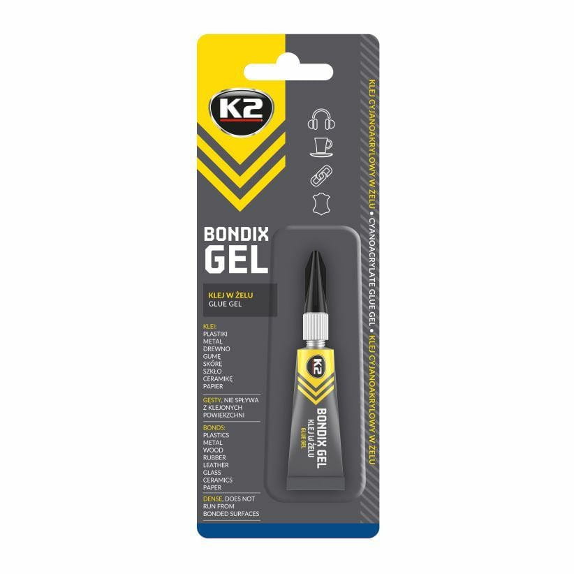 K2 Klej Cyjanoakrylowy 3G Bondix Żelowy