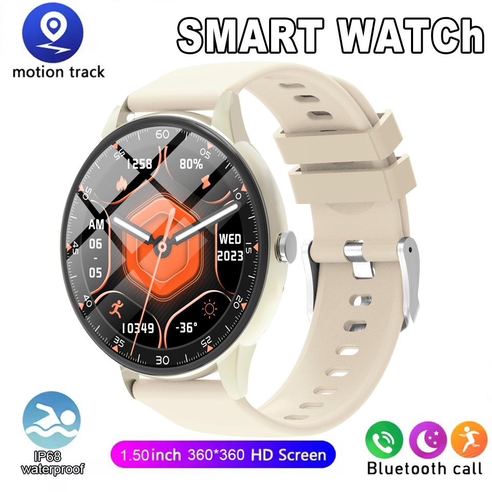 Smartwatch 1,50-Zoll HD-Bildschirm Bluetooth-Anruf Benachrichtigung IP68 Wasserdicht Multi-Sport-Modus Smartwatch Herren Damen