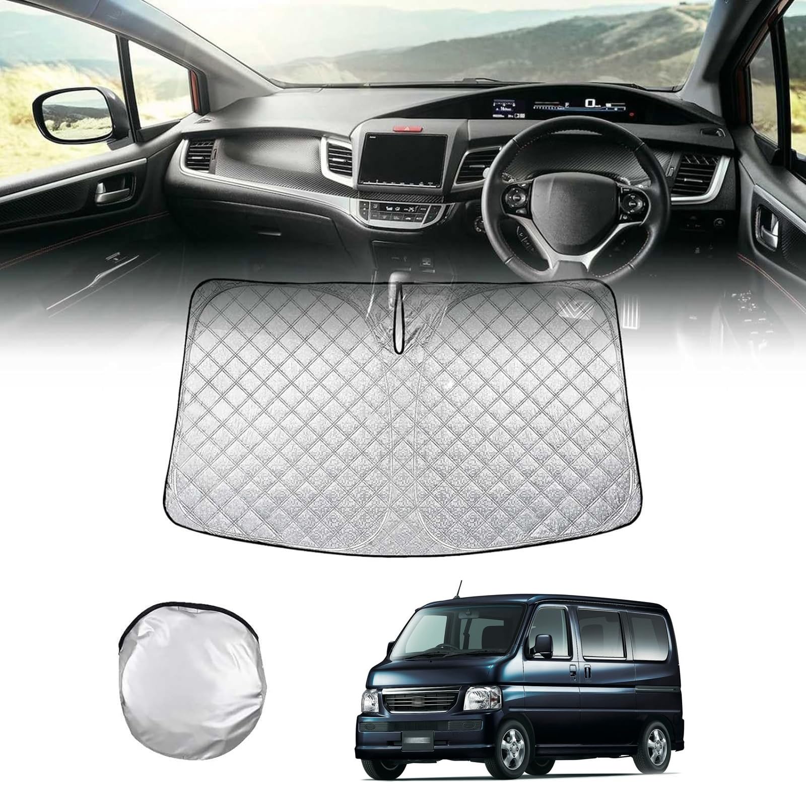 Honda Vamos HM1 HM2 Dedicated front sunshade Designed specifically for Vamos HM1/2