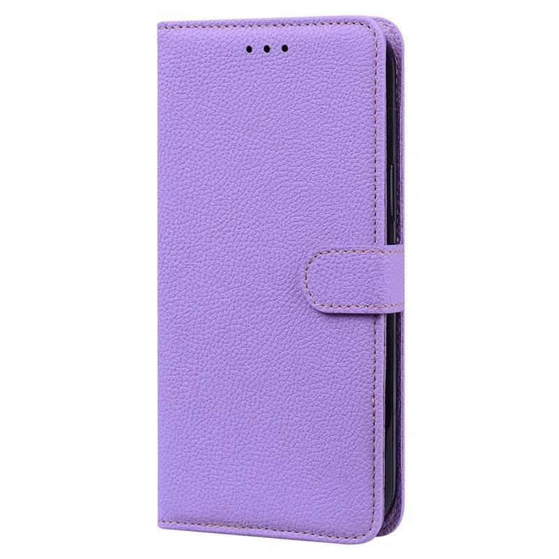 Etui na Samsung S24 FE Jednokolorowe Skórzane Klapka Stojak Etui na Telefon na Samsung Galaxy S24 FE S 24 Ultra S24Plus Pokrowiec Portfelowy