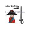 Medieval Military Soldier Figures Napoleon MOC Building Blocks Cavalry Weapons Shield Armor Cannon Militia Cowboy Toys Gift Z013