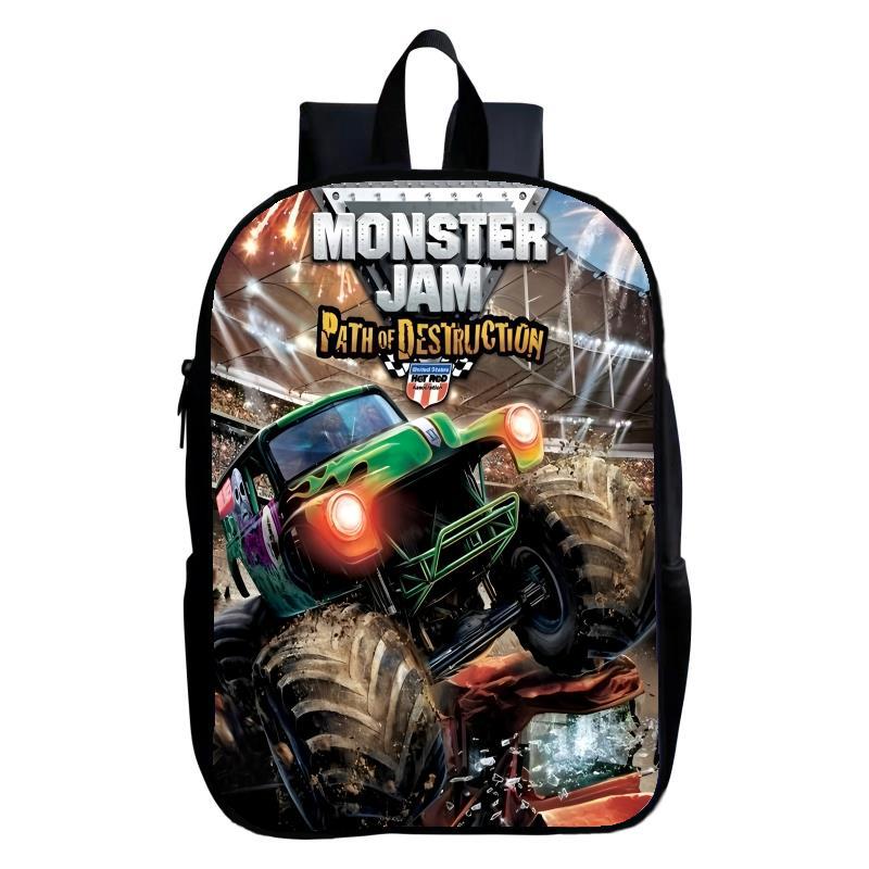 Monster Jam, Monster Truck, Children s Backpack, Elementary School Backpack, Kindergarten Backpacks