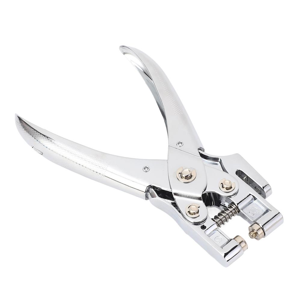 5mm Single Hole Puncher Eyelet Grommet Handheld Punching Tool A4 Paper 30 Sheets Capacity