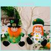 St Patrick's Day Decorative Green Leaf Doll Ornament Hanging Decoration For Celebrations