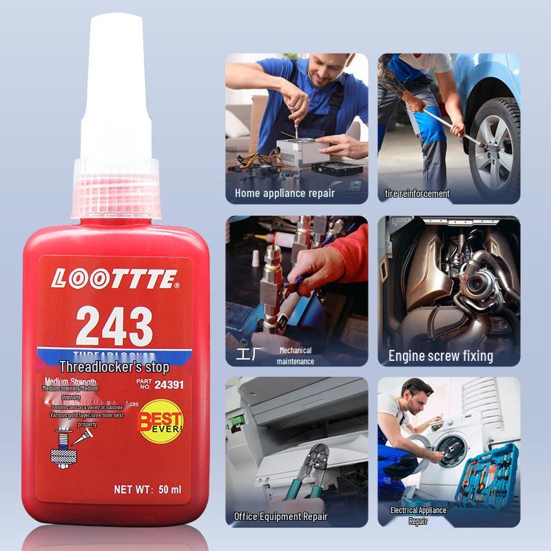 Anaerobic Thread Locking Sealant: 243, 222, 242, 262, 263, 271, 272, 277