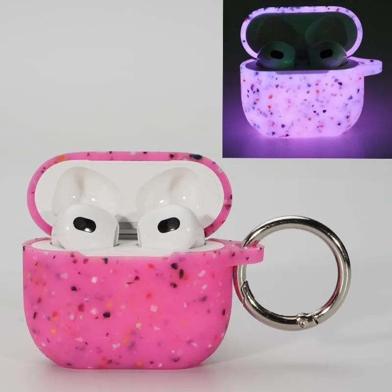 Leuchtende Kopfhörerhülle für Apple AirPods Pro 2 Hüllen Silikon Fluoreszenz für AirPods1 2 3 Drahtlose Headset-Hülle Schutzhülle