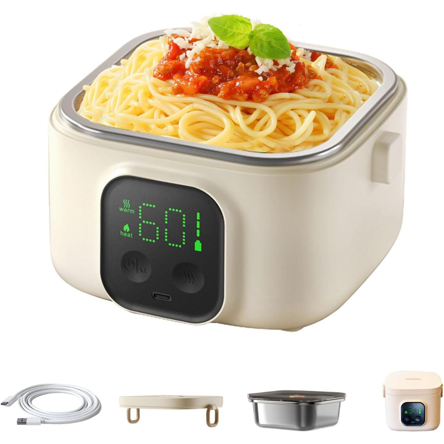Portable Auto Electric Heated Lunch Box