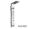 Digital Display Rainfall LED Light Shower Panel Shower Bathroom Black SPA Massage Jet With Handshower Bidet Sprayer Shower Tap