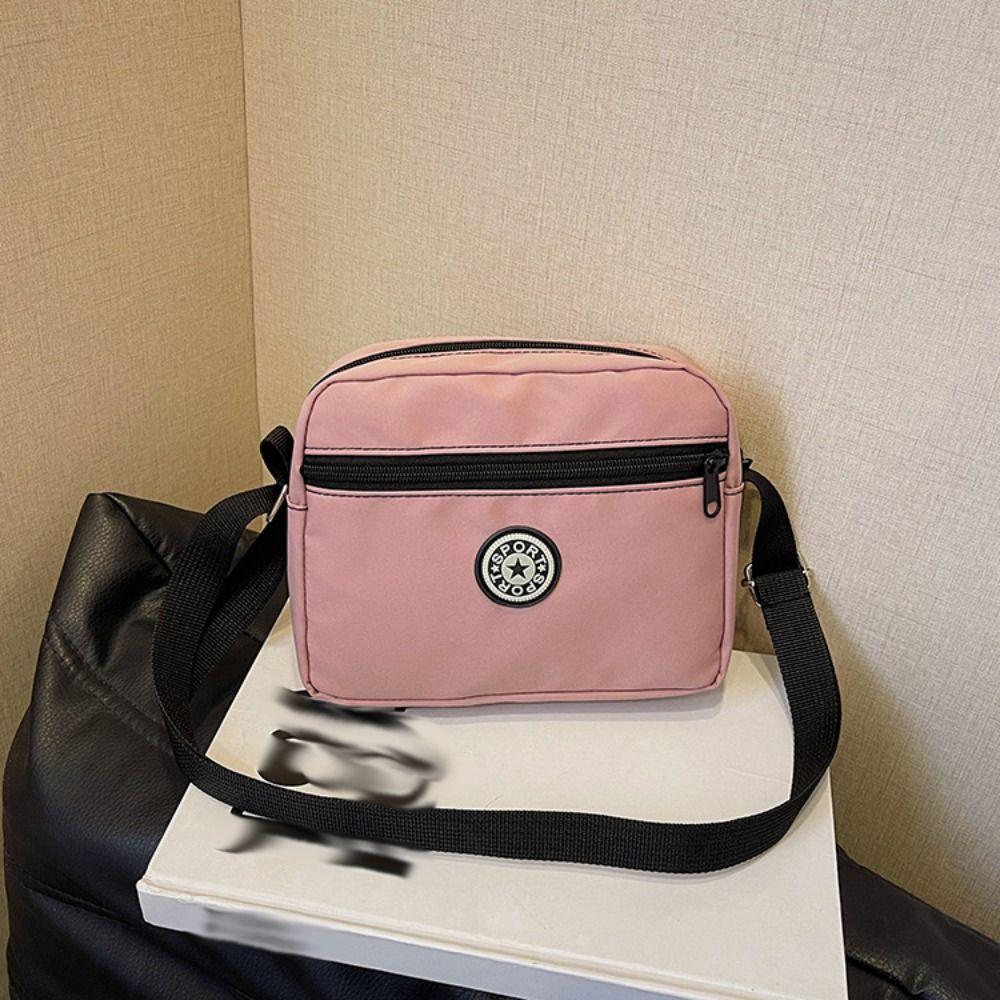 Multi-functional Zipper Crossbody Bag Niche Design Small Phone Bag Vintage Shoulder Bag  Girls