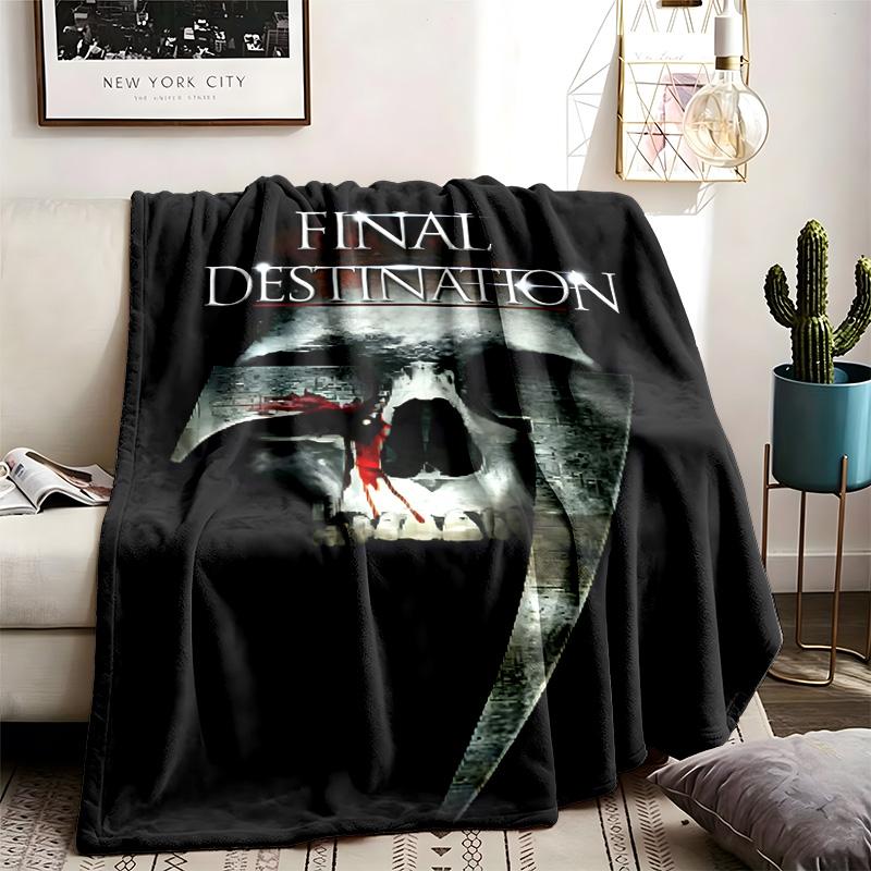 Final Destination Theme Blanket Suitable For The Sofa Camping And Travel Made Of Soft Flannel Material An Ideal Gift For Occasions Such As Birthday