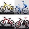 Exquisite Alloy Simulation Bicycle Model Ornaments Mini Bike Collectible Gift