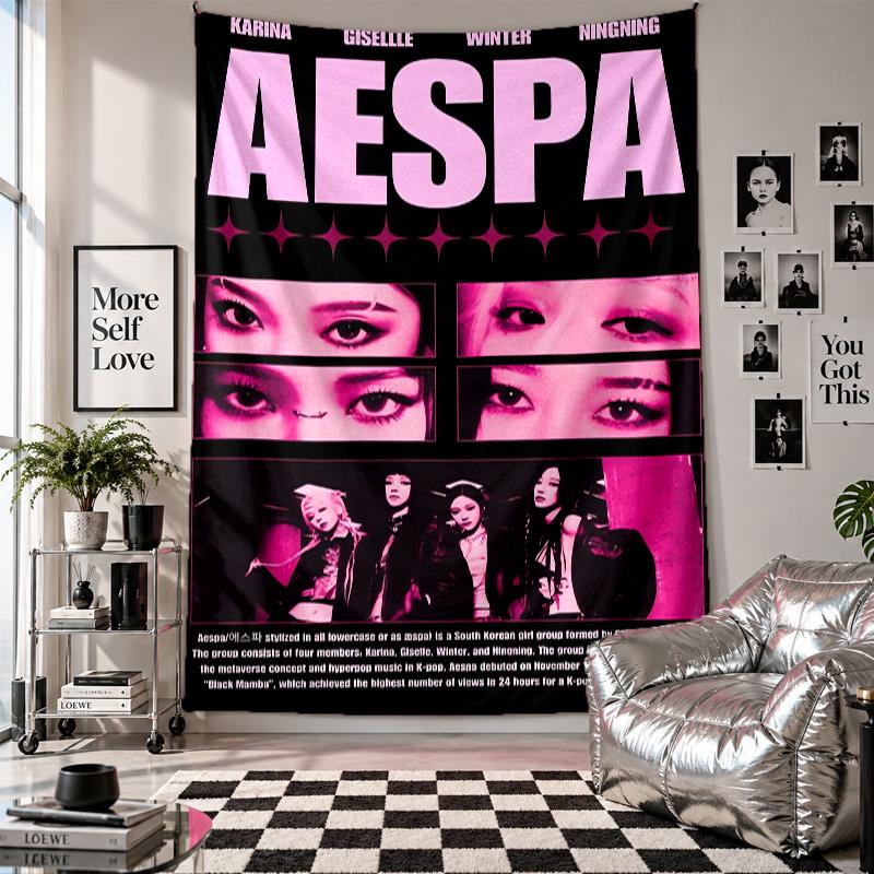 Wall Tapestryaespa Art Hanging Cloth Decorative Background Cover for Room Decoration