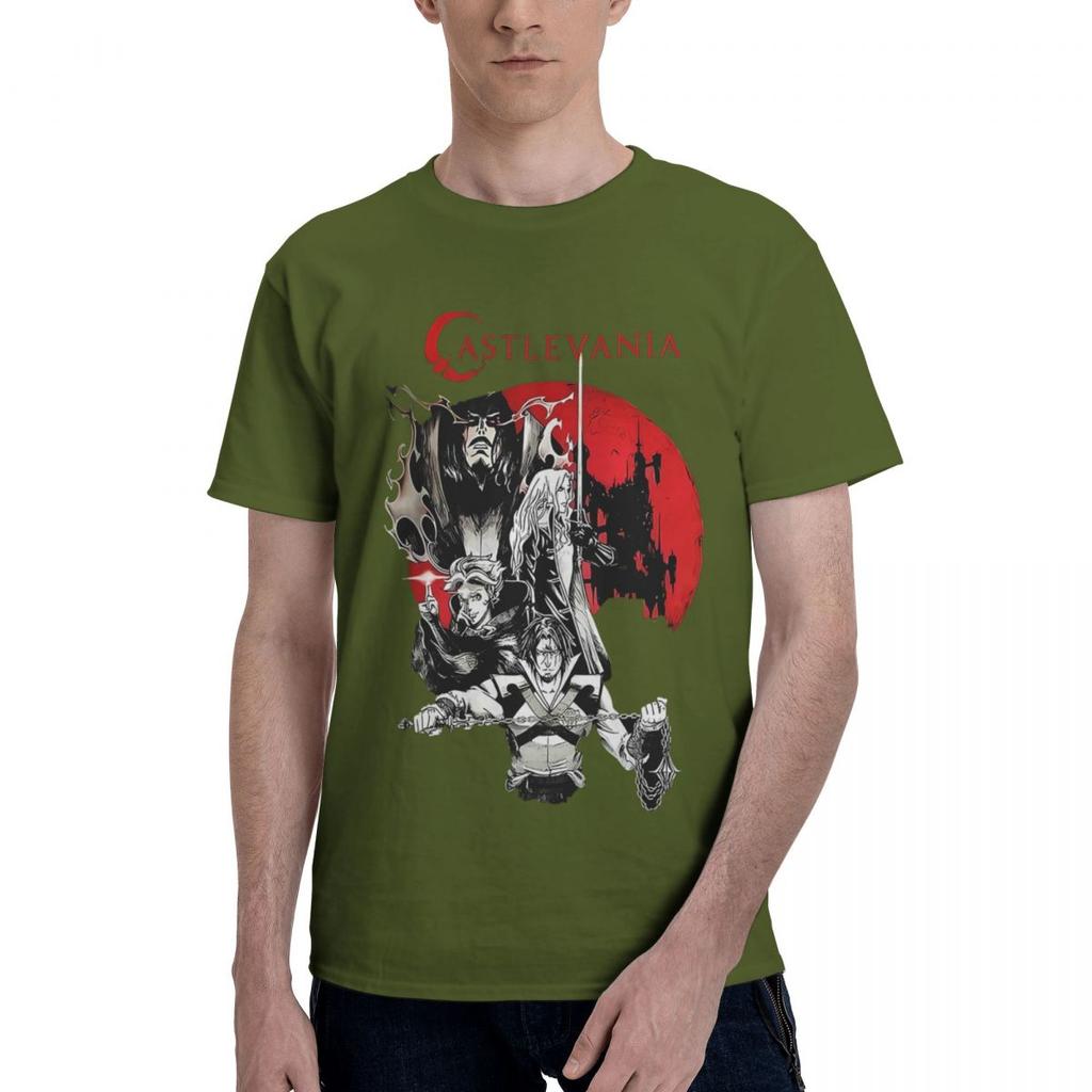 Dracula Castlevania 100 Cotton Casual Breathable Confortable Tops Mens Clothing Deals Men Clothes