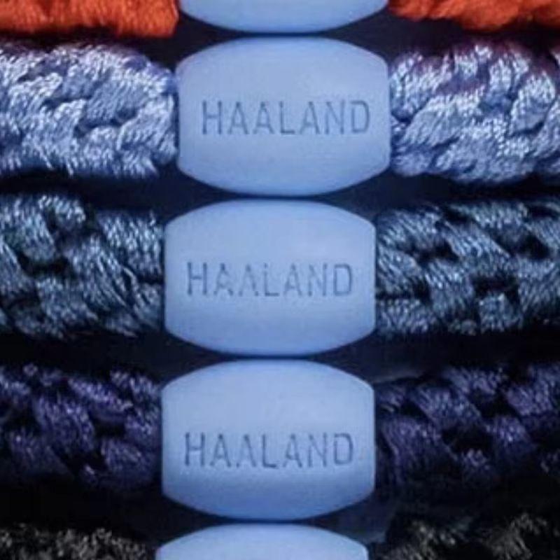 Genuine Kknekki Limited Edition Erling Haaland Signature Hair Ties 8-Piece Gift Box Fashionable Peripheral Hair Cords As Gifts