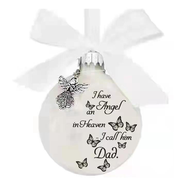 Luxury Butterfly Modern Round Keepsake Ball For Family Celebrations Christmas On