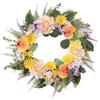 Artificial Dahlia Orchid Wreath For Spring Wedding Party Decorations Door Artificial Flower New Artificial Hanging Flowers