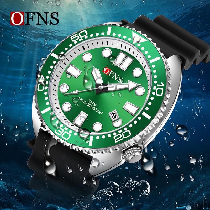 Men's Watches Trend Fashion Quartz Watch for Man Waterproof Silicone Strap Luminous Date Wristwatch Relogio Masculino