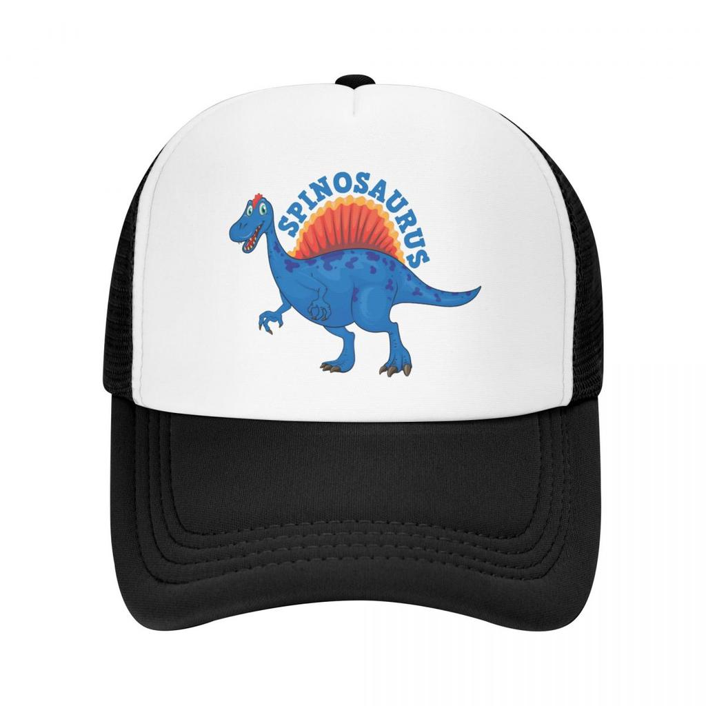 Dinosaur Spinosaurus Trendy Baseball Caps Mesh Hats Summer Fashion Unisex Women Caps