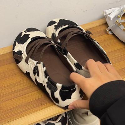 French Mary Jane Shoes Are Not Tired of Standing for a Long Time At Work. Women's 2024 Spring New Soft-soled One-pedal Small Fragrant Single Shoes