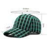 Gorra a cuadros para mujer, gorra de béisbol con protección solar para exteriores, gorra Snapback para hombre, sombreros con visera, sombrero de pesca, gorra de pico
