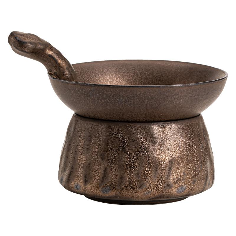 Japanese Gold-plated Tea Filter Non-woven Fabric Tea Filter Residue Ceramic Tea Filter Kung Fu Ceremony Accessories