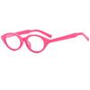 Cat's eye nerd glasses women's new fashion versatile street shot flat glasses European and American retro oval glasses frame