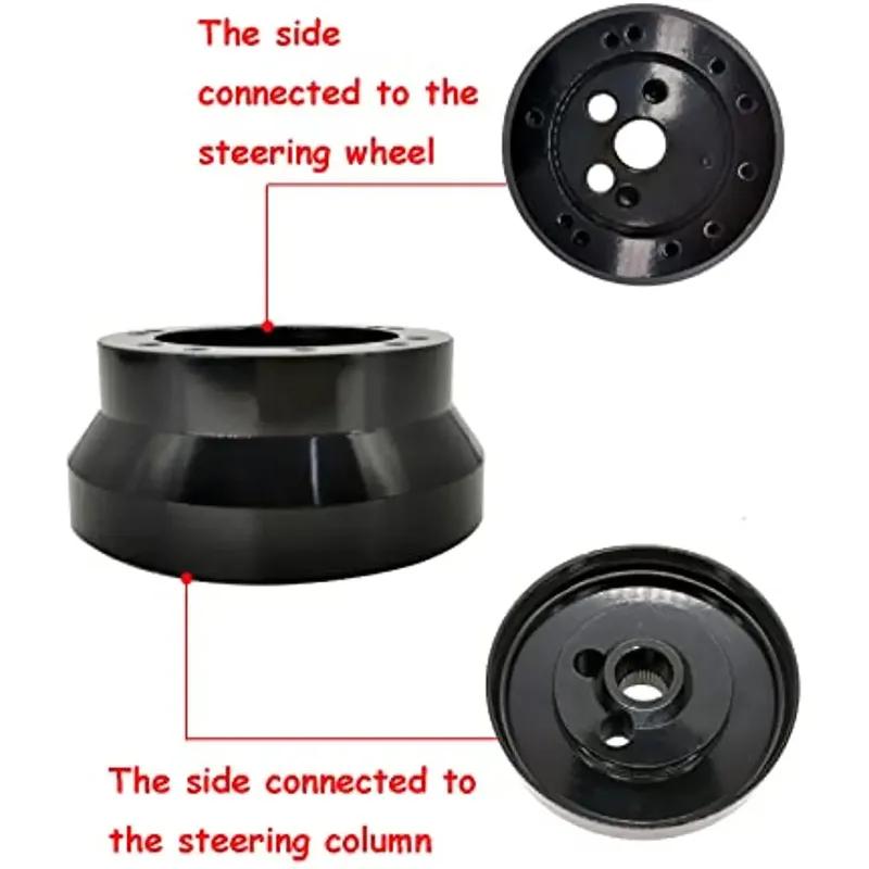 5 / 6 Hole Steering Wheel Hub Adapter tallation Kit Compatible with GMC Chevy Pontiac Truck Pickup