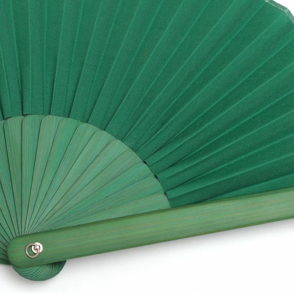 Shoroku Summer Mini with Fan Fashion Craft [Nishikawa Shoten] Fan, Size, Case, Women's, Gift, Fan, (Green)