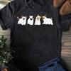 Boo Yorkie Ghost T-Shirt: Halloween Dog Costume Tee