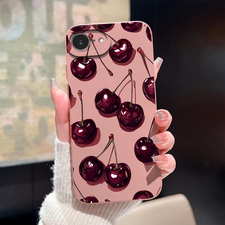 For iPhone17 17E 17Air 17Pro 17ProMax Case Pink Rose Rainbow Trendy Antifouling Bumper For iPhone17E iPhone 17 Pro Max Air Capa