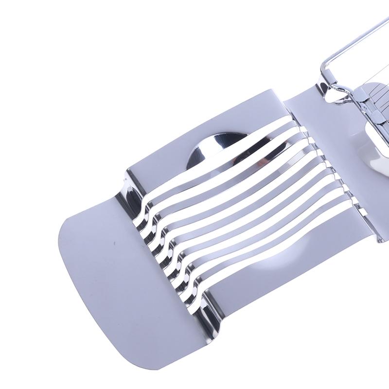 Stainless Steel Egg Cutter Preserved Egg Splitting Tool Fancy Egg Slicer